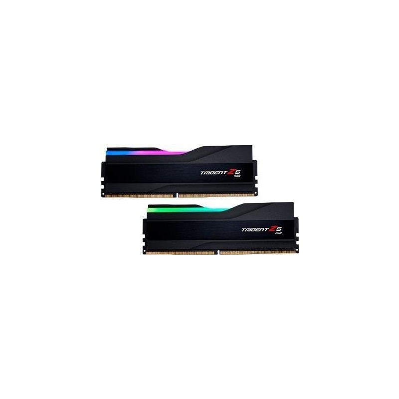 G.Skill Trident Z5 RGB - DDR5 - Kit - 32GB: 2 x 16GB - DIMM 288-PIN - 3800 MHz / PC5-60800 - CL36 - non-ECC - mattschwarz (F5-7