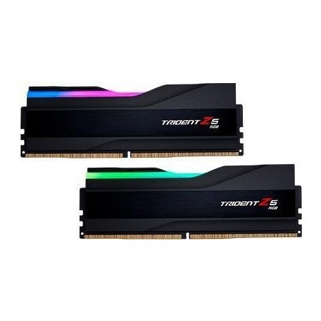 G.Skill Trident Z5 RGB - DDR5 - Kit - 32GB: 2 x 16GB - DIMM 288-PIN - 3800 MHz / PC5-60800 - CL36 - non-ECC - mattschwarz (F5-7