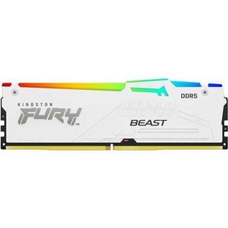 Kingston FURY Beast RGB - DDR5 - Modul - 32 GB - DIMM 288-PIN - 3000 MHz / PC5-48000 - CL36 - 1.35 V - ungepuffert - on-die ECC