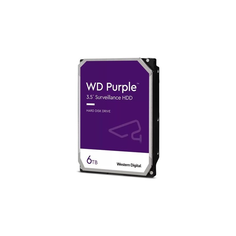 WD Purple WD63PURZ - Festplatte - 6TB - intern - 3.5" (8,9 cm) - SATA 6Gb/s - Puffer: 256MB (WD63PURZ)
