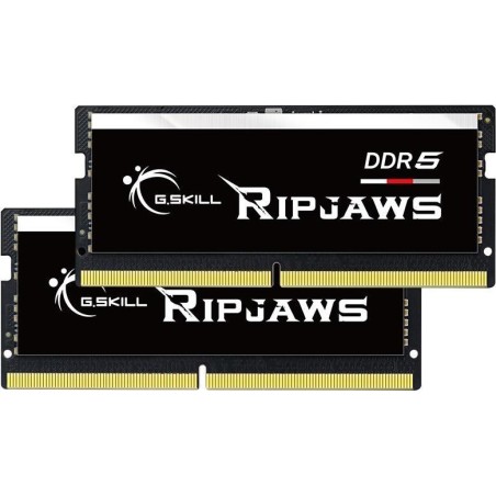 G.Skill Ripjaws - DDR5 - Kit - 32GB: 2 x 16GB - SO DIMM 262-PIN - 5600 MHz / PC5-44800 - CL40 - 1,1 V (F5-5600S4040A16GX2-RS)