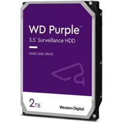 WD Purple WD22PURZ - Festplatte - 2 TB - intern - 3.5" (8.9 cm) - SATA 6Gb/s - Puffer: 256 MB