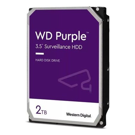 WD Purple WD22PURZ - Festplatte - 2 TB - intern - 3.5" (8.9 cm) - SATA 6Gb/s - Puffer: 256 MB