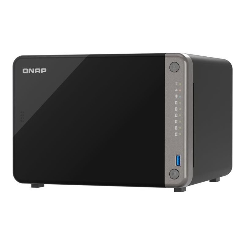 QNAP TS-AI642 - NAS-Server - 6 Schächte - SATA 6Gb/s - RAID RAID 0, 1, 5, 6, 10, 50, JBOD - RAM 8 GB - Gigabit Ethernet / 2.5 G