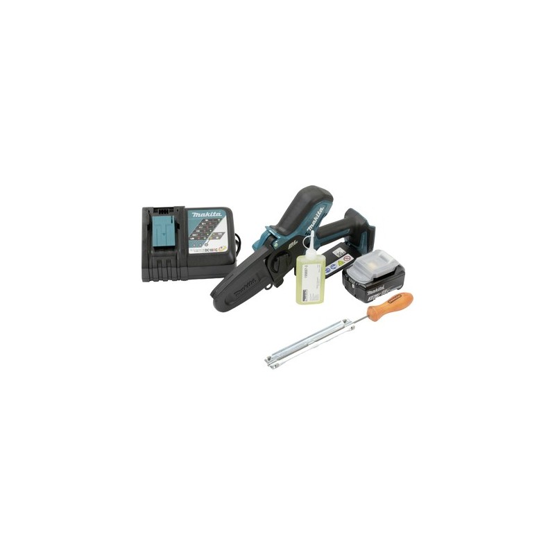 Makita Akku Kettensäge inkl. Akku, inkl. Ladegerät Schwertlänge 100 mm (DUC101RF01)