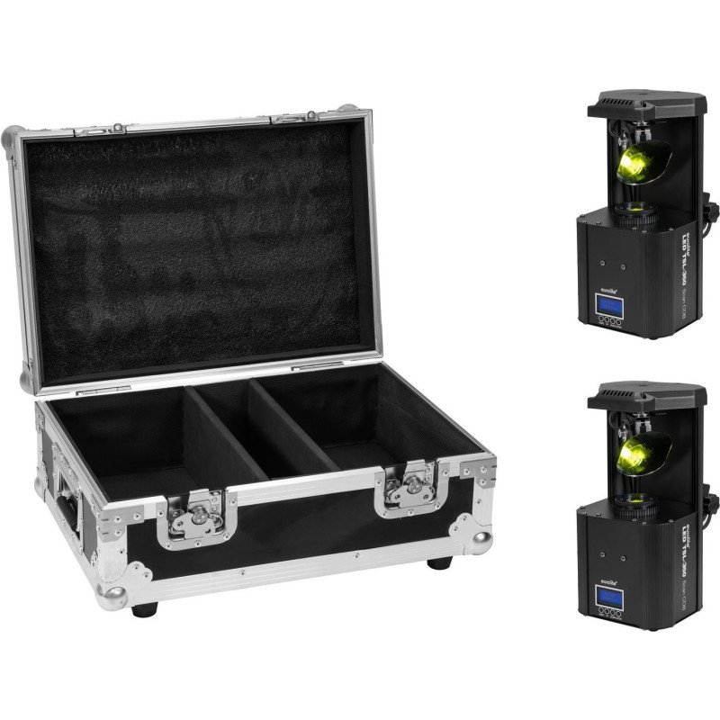 EUROLITE Set 2x LED TSL-350 Scan COB + Case (20000982)