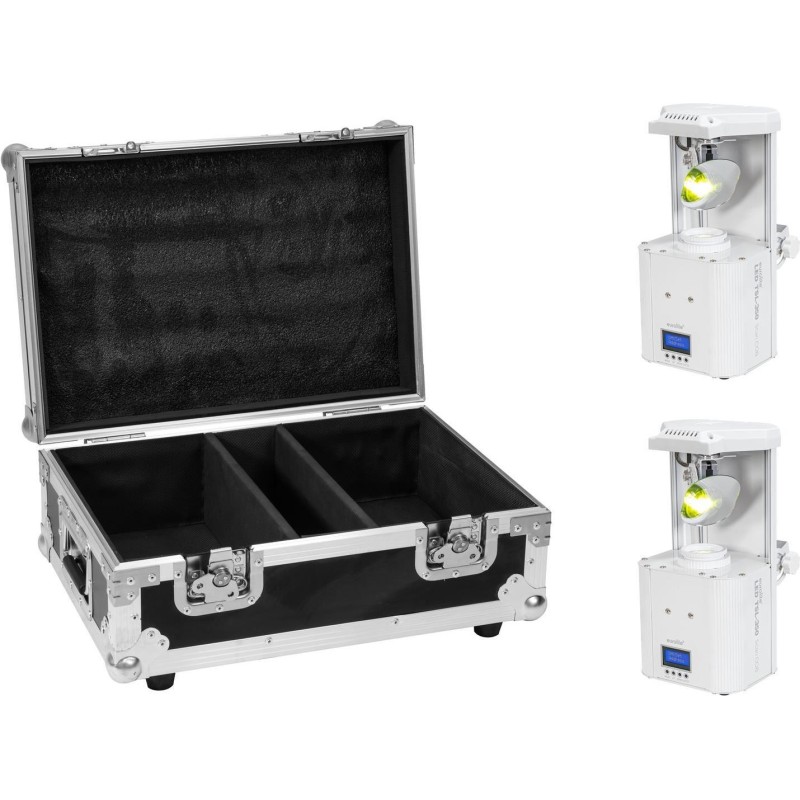 EUROLITE Set 2x LED TSL-350 Scan COB weiß + Case (20000983)