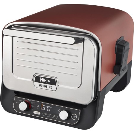 Ninja Woodfire OO101EU 8-in-1 Pizzaofen Smoker Outdoor Grill 2400W bis 370°C (OO101EU)