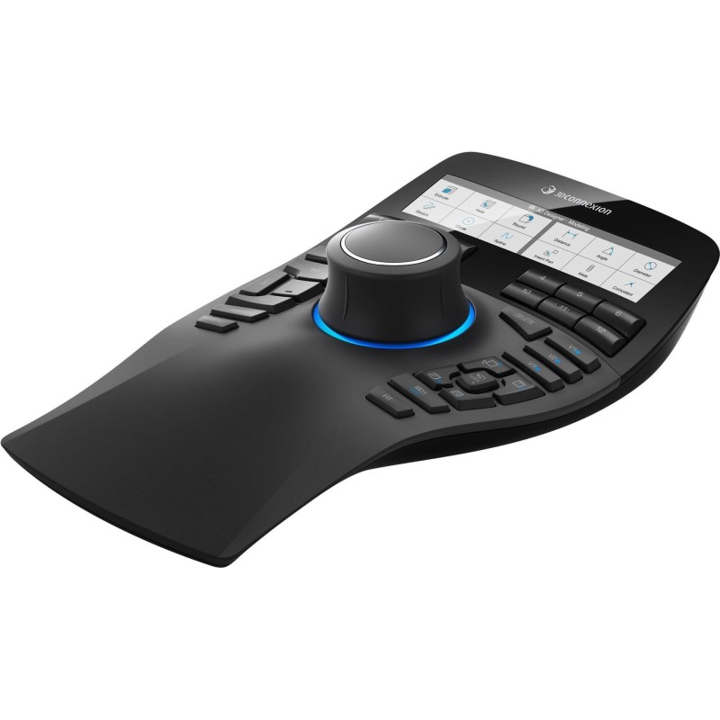 3Dconnexion SpaceMouse Enterprise Kit 2 - 3D-Maus - ergonomisch - rechts- und linkshändig - 31 Tasten - kabelgebunden (3DX-7001