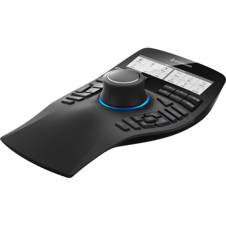 3Dconnexion SpaceMouse Enterprise Kit 2 - 3D-Maus - ergonomisch - rechts- und linkshändig - 31 Tasten - kabelgebunden (3DX-7001