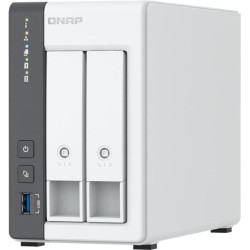 QNAP TS-216G - NAS-Server - 2 Schächte - SATA 6Gb/s - RAID JBOD, 0, 1 - RAM 4GB - 2,5 Gigabit Ethernet - iSCSI Support (TS-216G