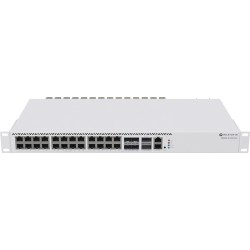 MikroTik CRS326-4C+20G+2Q+RM - Switch - L3 - 20 x 2,5GBase-T + 4 x Kombination 2,5/10 Gigabit SFP+ + 2 x 40 Gigabit QSFP+ - Des