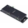 StarTech.com 2P Serial to Ethernet Adapter, IP LAN to RS232 DB9 Converter - Geräteserver - 2 Anschlüsse - 100Mb LAN, RS-232 - W