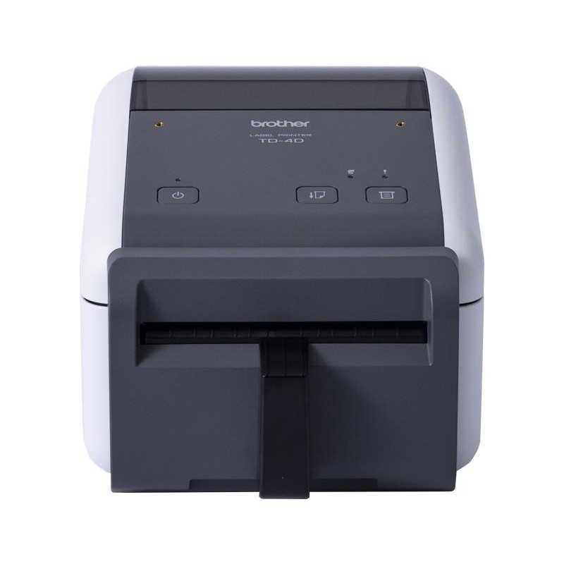 Brother TD-4420DNFC - Etikettendrucker - Thermodirekt - Rolle (10,6 cm) - 203 dpi - USB 2,0, LAN, seriell - Cutter (TD4420DNFCZ