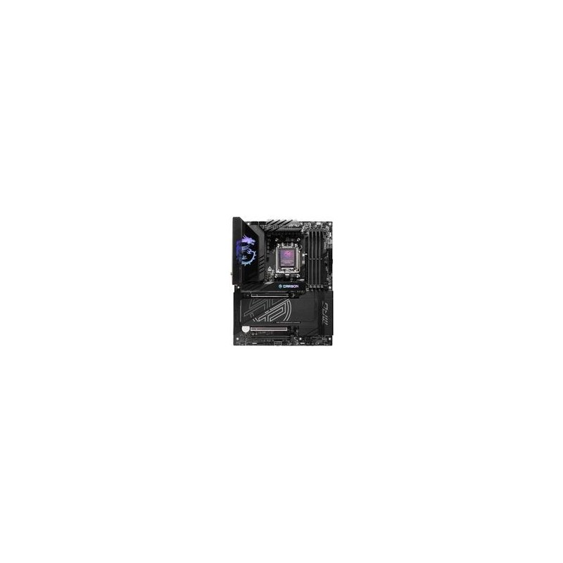 MSI MPG X870E CARBON WIFI - Motherboard - ATX - Socket AM5 - AMD X870E Chipsatz - USB 3,2 Gen 2, USB4, USB-C 3,2 Gen 2x2 - 2,5
