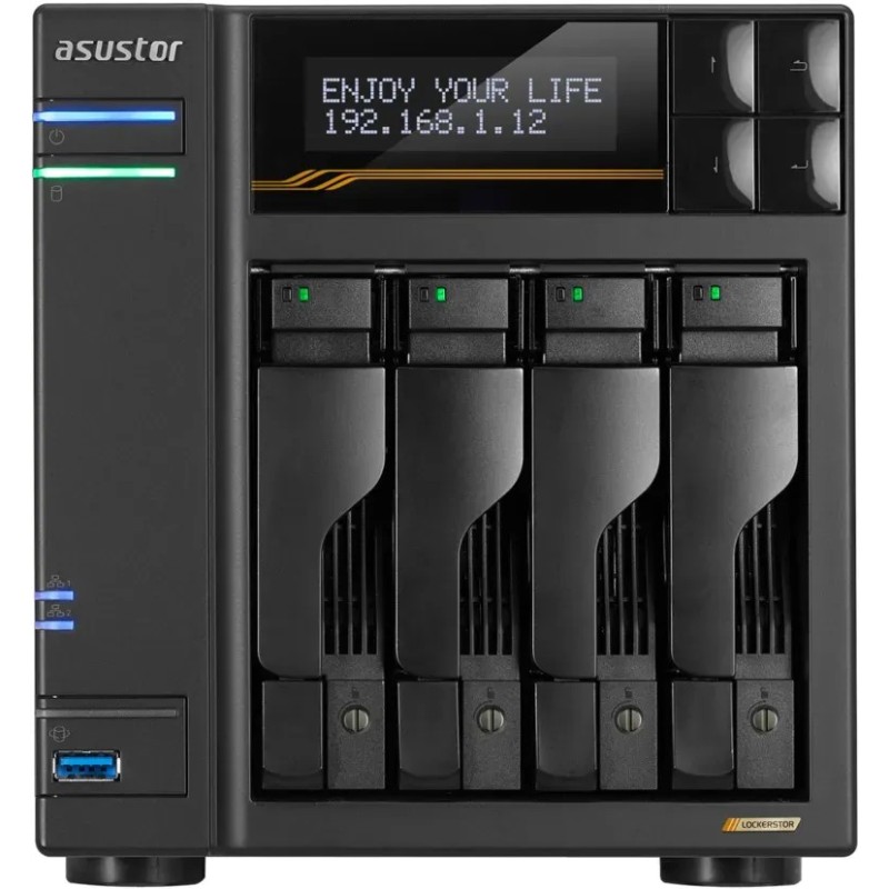 ASUSTOR AS6804T Gen3 Lockerstor 4 NAS System 4-bay (90-AS6804T00-MF30)