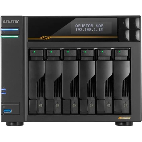 ASUSTOR AS6806T Gen3 Lockerstor 6 NAS System 6-bay (90-AS6806T00-MF30)
