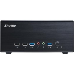 Shuttle XPC slim XH610G2 - Barebone - Slim-PC - LGA1700-Sockel - Intel H610 - keine CPU - RAM 0GB - 1GbE, 2,5GbE (XH610G2)