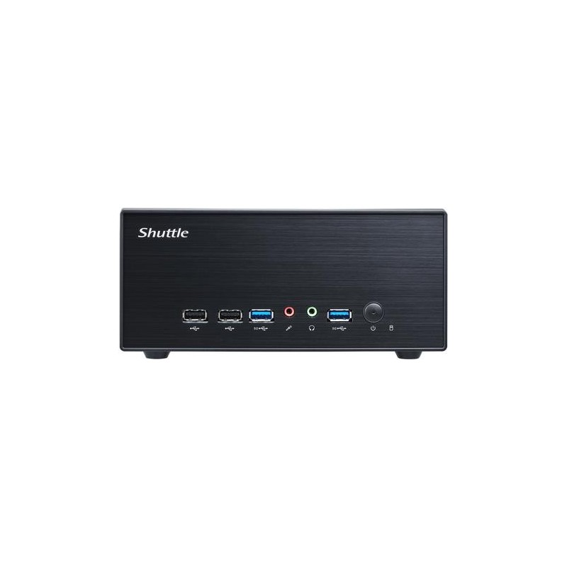 Shuttle XPC slim XH610G2 - Barebone - Slim-PC - LGA1700-Sockel - Intel H610 - keine CPU - RAM 0GB - 1GbE, 2,5GbE (XH610G2)