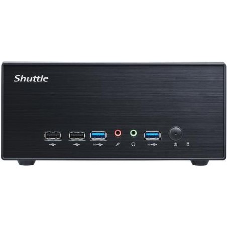 Shuttle XPC slim XH610G2 - Barebone - Slim-PC - LGA1700-Sockel - Intel H610 - keine CPU - RAM 0GB - 1GbE, 2,5GbE (XH610G2)
