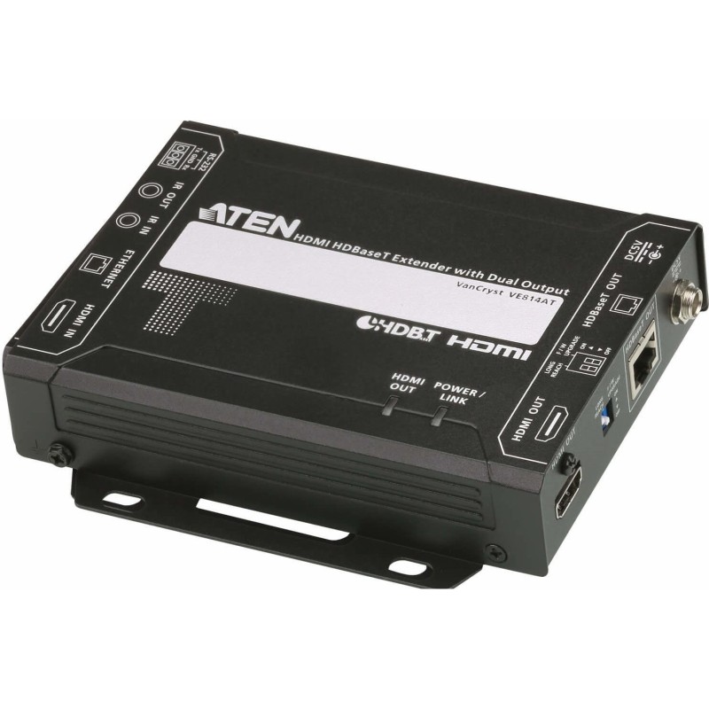 ATEN VanCryst VE814AT - Video/Audio/Infrarot/seriell/Netzwerkextender - Sender - HDBaseT - über CAT 5e/6/6a - bis zu 150 m