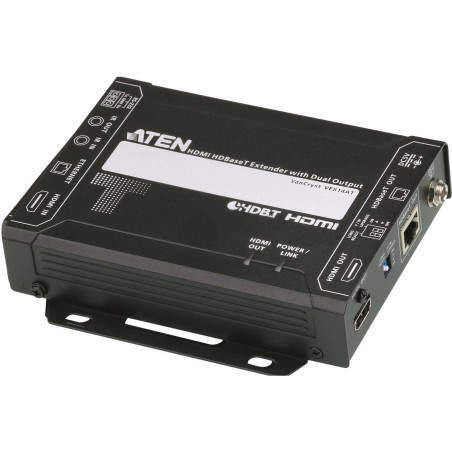 ATEN VanCryst VE814AT - Video/Audio/Infrarot/seriell/Netzwerkextender - Sender - HDBaseT - über CAT 5e/6/6a - bis zu 150 m