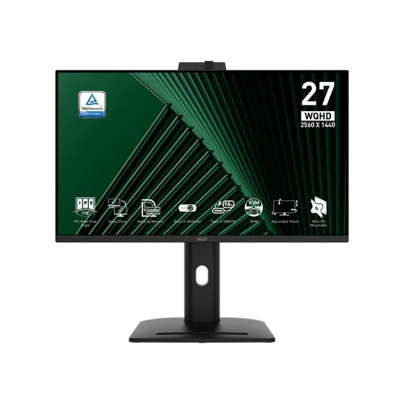 MSI PRO MP275QPDGDE 69cm 27" IPS WQHD 4ms 100Hz - Flachbildschirm (TFT/LCD) - 68,6 cm (9S6-3PC8CM-002)