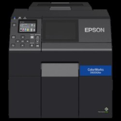 ColorWorks D6500 dye ink, Peeler, Disp., USB, Ethernet, schwarz Farb-Etikettendrucker, Tintenstrahl (mehrfarbig), Medienbreite