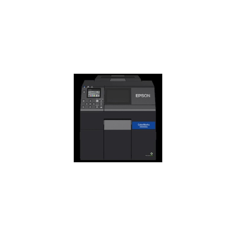 ColorWorks D6500 dye ink, Peeler, Disp., USB, Ethernet, schwarz Farb-Etikettendrucker, Tintenstrahl (mehrfarbig), Medienbreite