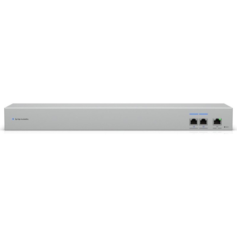 Ubiquiti 10 GbE WAN Switch linking two UniFi Gateways to a single ISP. (USW-WAN-RJ45)