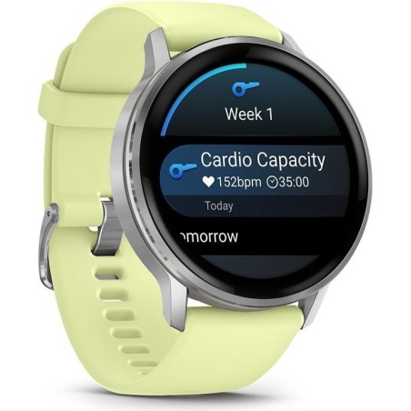 Garmin Venu 4 Smartwatch 45mm grau/silber zitrone (010-03014-02)
