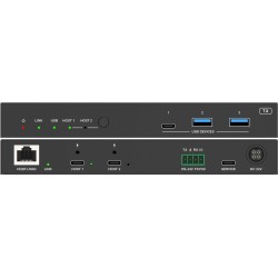 VivoLink USB3.2 Gen 1 Extender 100m with Dual USB-C in & Video - USB 3.0 (VLUSBCEXT2X2)