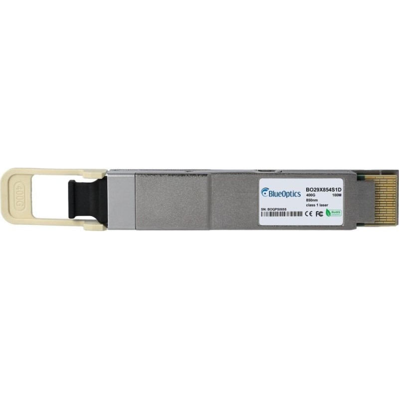 Kompatibler NVIDIA T-DQ8FNS-N00-M QSFP-DD Transceiver, MPO-16/MTP-16, 400GBASE-SR8, Multimode Fiber, 850nm, 100 Meter, 0 C/+70