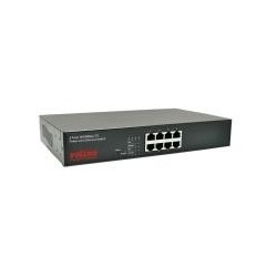 ROLINE PoE Fast Ethernet Switch, 8 Port (8x PoE), 48,30cm (19") Einbau (21.13.1191)