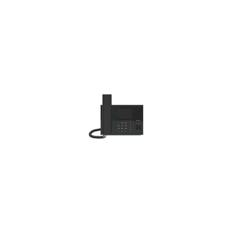 Innovaphone IP222 - VoIP-Telefon - SIP, SIP v2, H.323 v5 - mehrere Leitungen - Schwarz, Netzteil optional (01-00222-001)