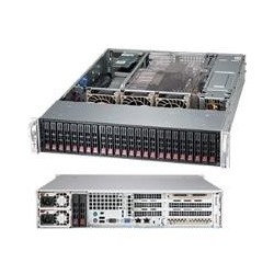 Supermicro SC216 BAC-R920LPB - Rack - einbaufähig - 2U - verbessertes, erweitertes ATX - SATA/SAS - Hot-Swap 920 Watt - Schwarz