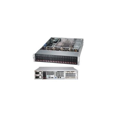 Supermicro SC216 BAC-R920LPB - Rack - einbaufähig - 2U - verbessertes, erweitertes ATX - SATA/SAS - Hot-Swap 920 Watt - Schwarz