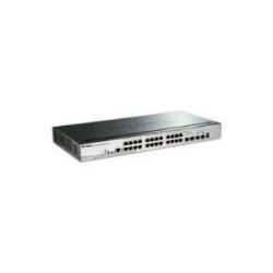 D-Link SmartPro DGS-1510-28P - Switch - L3 - verwaltet - 24 x 10/100/1000 (PoE+) + 2 x Gigabit SFP + 2 x 10 Gigabit SFP+ - Desk