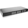 INLINE 4x4 Multi-View HDMI Matrix Switch 10,20cm (4") 4 OUT Video Wall FullHD - Video/Audio-Schalter - Desktop