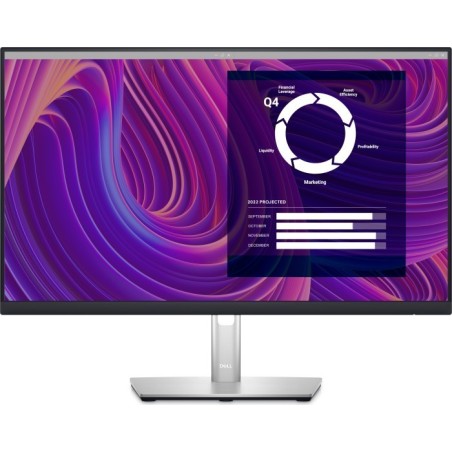 DELL P Series P2423D 60,5 cm (23.8" ) 2560 x 1440 Pixel Quad HD LCD Schwarz - Silber (DELL-P2423D)