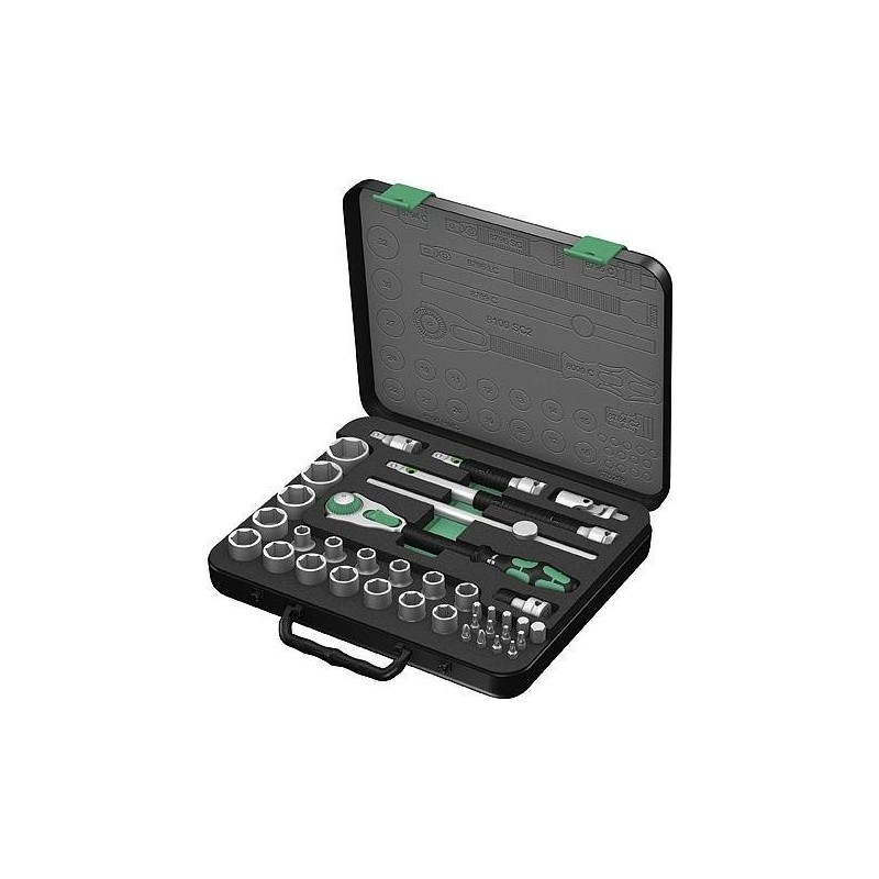 Wera 37tlg. 8100 SC 2 Zyklop-Knarrensatz 1/2" 05003645001 (05003645001)