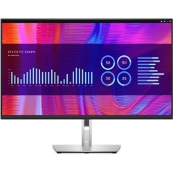 DELL P Series P3223DE 80 cm (31.5" ) 2560 x 1440 Pixel Quad HD LCD Schwarz - Silber (DELL-P3223DE)