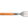 DIGITUS Professional - Bulkkabel - 500,0m - SFTP, PiMF -Cat.7 Rohkabel - IEEE 802,5/IEEE 802,3 - halogenfrei, Riser, robust - o