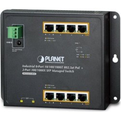 PLANET WGS-4215-8P2S - Switch - verwaltet - 8 x 10/100/1000 (PoE+) + 2 x SFP - an DIN-Schiene montierbar, wandmontierbar - PoE+