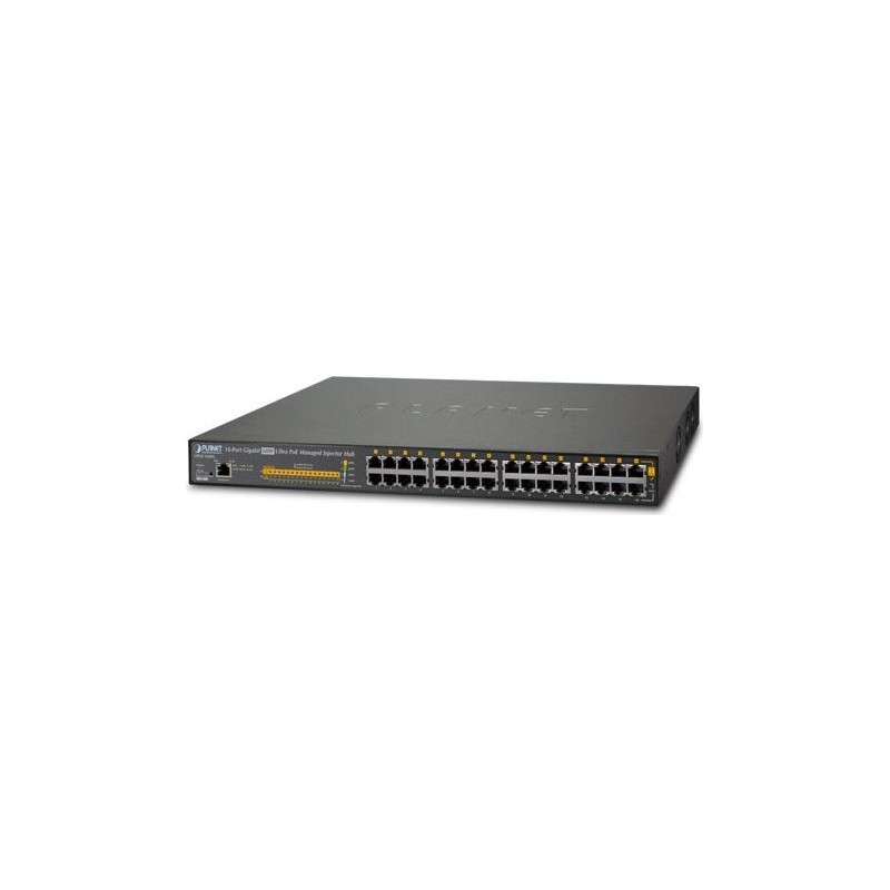 PLANET UPOE-1600G - Hub - verwaltet - 16 x 10/100/1000 (PoE) + 16 x 10/100/1000 - Desktop - UPOE (600 W) (UPOE-1600G)