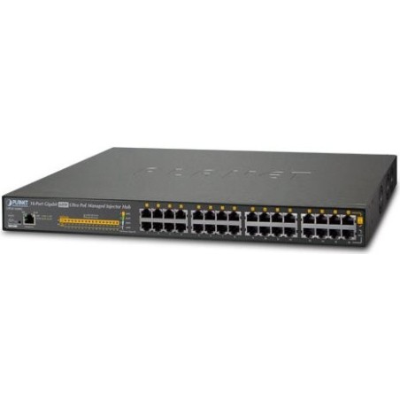 PLANET UPOE-1600G - Hub - verwaltet - 16 x 10/100/1000 (PoE) + 16 x 10/100/1000 - Desktop - UPOE (600 W) (UPOE-1600G)