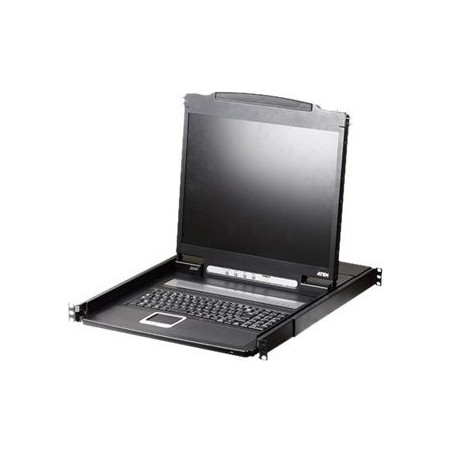 ATEN CL1000N KVM-Konsole 48,30cm (19") LCD VGA PS/2 USB Französisch AZERTY 1U (CL1000N F)