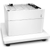 HP Paper Feeder and Stand - Druckerbasis mit Medienzuführung - 550 Blätter in 1 Schubladen (Trays) - für Color LaserJet Enterpr