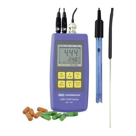 GMH 3511 Set Ph-/Redox-/Temperatur-Messgerät 3511-Set 0.00 - 14.00 pH -5 bis (605215)
