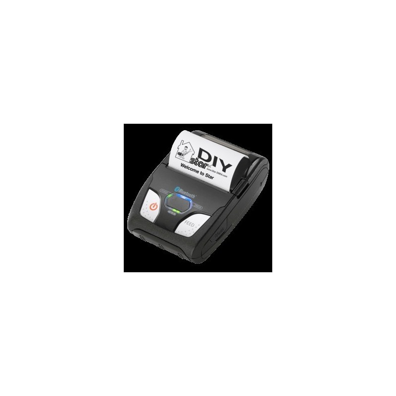 Star SM-S230i, 8 Punkte/mm (203dpi), USB, BT (iOS), Kit (USB), schwarz Mobildrucker, Thermodirekt, 8 Punkte/mm (203 dpi), Medie